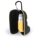 Υπόθεση Asthma Inhaler CASEMATIX με Lanyard και Clip στο Keychain Carabiner, κάτοχος Inhaler επεκτάθηκε για να ταιριάζει με πρότυπο διάσωσης και νέες συσκευές Albuterol Inhaler έως 4 Inches - Περιλαμβάνει μόνο περίπτωση άσθματος