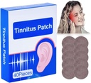 Εμβοές ανακούφιση για χτυπώντας αυτιά,120PCS Εμβοές Patches, Αποτελεσματικά Ανακουφίζει την απώλεια ακοής 3BOX