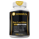 Κάψουλες λεκιθίνης σόγιας 1200mg (One a Day, 100 Softgels) Συμπλήρωμα υποστήριξης του ανοσοποιητικού πλούσιο σε φωσφολιπίδια Υποστηρίζει Μεταβολισμός, Εγκεφαλική & Καρδιά Υγεία & λειτουργίες κυττάρων Made in USA Non-GMO by Neonutrix