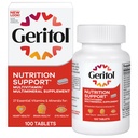 Geritol, Multivitamin Supplement, Περιέχει B- Βιταμίνες, Αντιοξειδωτικά, Βιταμίνες C, E & D και Σιδήρου, 26 Ουσιώδεις Βιταμίνες και Ορυκτά, Χωρίς Γλουτένη, Μη ΓΤΟ, Χωρίς Τεχνητά Γλυκαντικά, 100 δισκία