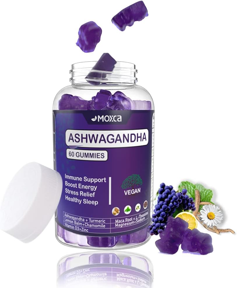 Ultra Strength Sleep Gummy - 60 Count, 10mg Μελατονίνη, L-Θεανίνη, Σόδιο, Τουρμερικό, GABA, Λέμον Μπάλα και Χαμομήλι, Nighttime Sleep Aid-Gelatin-free, Gluten-free, Vegan & Non-GMO