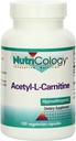 Nutricology Acetyl-L-Carnitine 500mg συμπλήρωμα - Μεταβολισμός και την ενεργειακή υποστήριξη, ALC, ελεύθερη μορφή Amino Acid, κάψουλες χορτοφάγων - 100 Count