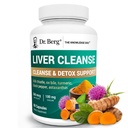 Dr. Berg Liver Cleanse Detox Capses w/Unique Blend of Milk Thistle, Ox Bile & Folate - Συμπλήρωμα ήπατος Περιλαμβάνει Κουρκουμάς, Μαύρο πιπέρι & Choline - 60 κάψουλες