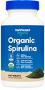 Nutricost Organic Spirulina 500mg, 240 Tablets - Gluten Free, Non-GMO