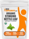 BulkSupplements.com Βιολογικό Stinging Nattle Extract Powder - Εκχύλισμα φύλλων Nettle, συμπλήρωμα βοτάνων - Vegan & Gluten Free, 750mg ανά Σερβίρισμα, 100g (3.5 oz) (πακέτο του 1)
