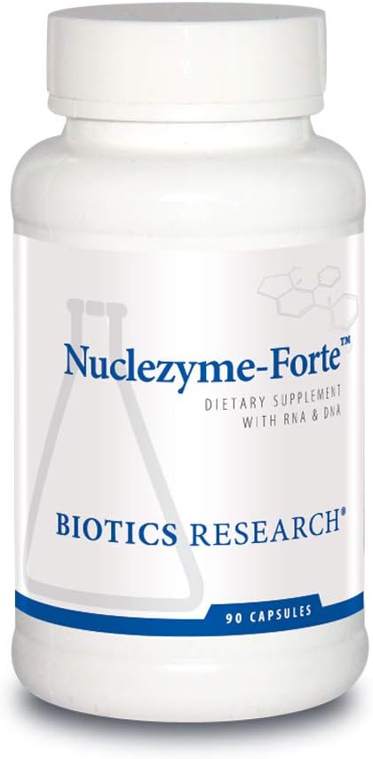 Biotics Research Nuclezyme-Forte – RNA/DNA B- Complex, Συμπληρωματική πηγή RNA και DNA, Ενισχυμένη πολυβιταμίνη/Mineral Formula 90 Κάψουλες
