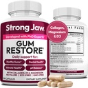Gum Restore - Φροντίδα ούλων + Βιταμίνες δοντιών - Υγεία ούλων & στοματική υγεία - Υποστηρίζει Receding Gums & Gum Care - Οδοντιατρικές Βιταμίνες για ενήλικες – 180 κάψουλες, Συμπληρώματα Υγείας για μη ΓΤΟ