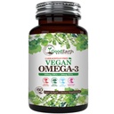 Vegan Omega 3 - Carragenan Free Plant Based Algal DHA/EPA- 60 Veggie Softgels - Υποστηρίζει τον εγκέφαλο, την καρδιά και την προγεννητική υγεία - απαραίτητα συμπληρώματα λιπαρών οξέων