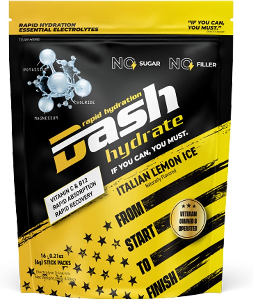 Rapid Hydration Electrolyte Drink Mix Packets 