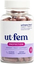 UT-Fem Protection - Urinary Tract Defense for Women, 3-in-1 Daily Defense Formula to Protect Urinary Tract Health, D-Mannose, Cranberry + Hibiscus, Φυσικό συμπλήρωμα - 60 Vegan Κάψουλες