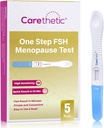 [5 Pack] Σετ δοκιμασίας φρονιμότητας FSH Εμμηνόπαυσης - Midstream at-Home Δοκιμή εμμηνόπαυσης, ανίχνευση υψηλής ευαισθησίας FSH για παρακολούθηση περιεμμηνόπαυσης & γονιμότητας