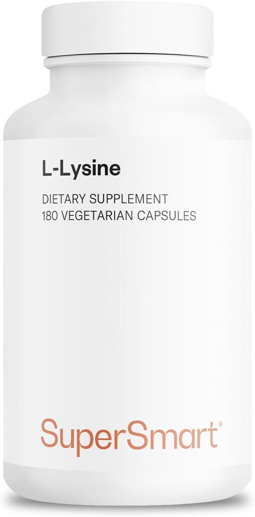 Supersmart - L-Lysine 6000mg ανά ημέρα (Υψηλή Δύναμη) - Essential Amino Acid Lysine Supplement 