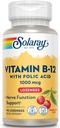 SOLARAY Βιταμίνη B-12 1000mcg Lozenges με φολικό οξύ 