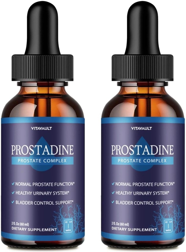 Prostadine, Ισχυρή Prostate Υποστήριξη Υγρές σταγόνες, Υψηλής βαθμολογίας Prostadine για το συνολικό Prostate Wellness, Easy-to-Use Dropper Form (2 Pack)