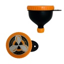 Ενεργό χοάνη στυλ ζωής, Best χοάνες συμπλήρωμα πρωτεϊνών για Pre και Post συμπληρώματα προπόνησης, Fill N Go, ταιριάζει μπουκάλια νερού για υγρά (1, 230ML)