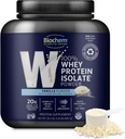 Biochem Whey Protein Isolate Powder - Vanilla Flavor, 20 γραμμάρια ανά υπηρεσία, προέρχεται από Grass Fed Cows, μη-GMO, χορτοφάγους, χωρίς τεχνητά αρώματα ή γλυκαντικά - Υποστηρίζει μυϊκή μάζα & απόδοση