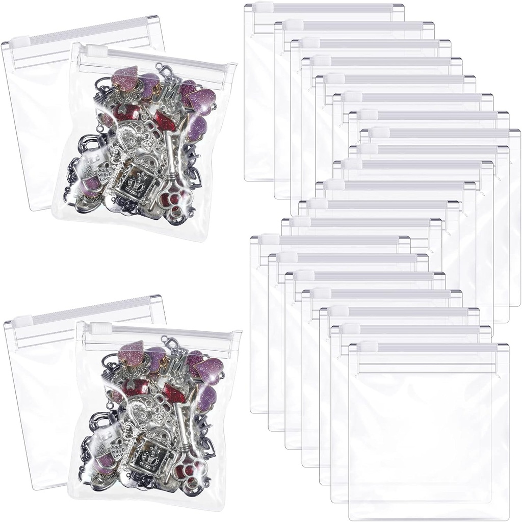 72 Τεμάχια Τσάντες Pill Pouch Zippered Pill Pouch Επαναχρησιμοποιήσιμες Τσάντες Χάπια Καθαρές πλαστικές Τσάντες Χάπια Αυτοσφραγίζοντας Travel Medicine Organizer Αποθήκευση με Slide Lock για Cod Liver Oil, Χάπια και μικρά αντικείμενα