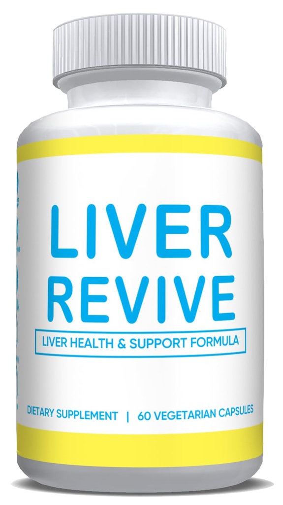 Revive Natural Detox, Cleanse & Support Formula Repair w/ Artichoke, Milk Thistle, Dandelion Root, Beetroot, Γάλα Thittle συμπλήρωμα προστασίας του ήπατος Υγιεινή λειτουργία του ήπατος 60 κάψουλες χορτοφάγων