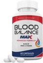 Justified Laboratories Blood Balance Max 1295MG Formula Supplement Pills 60 Capsules