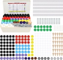 RELIANCER Molecular Model Kit, 419PCS Organic Molecular Chemistry Set w/Atoms & Bonds,Molecular Structures Building Kit for Chemistry Learning, STEM Science Kits for Teachers,Students, Young Scientists