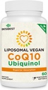 1000mg Liposomal CoQ10 Ubiquinol, 60 Vegan Softgels, High Absorption Ubiquinol CoQ10 Supplement, Active Antioxidant Form of Coenzyme Q10 for Heart Function & Energy Production