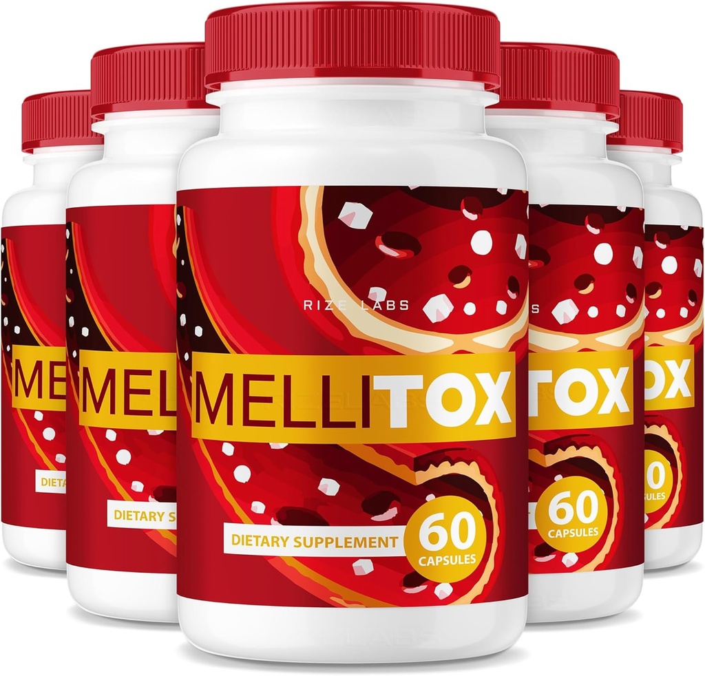(5 Συσκευασία) κάψουλες MelliTox, MelliTox συμπλήρωμα σώματος Detox, MelliTox μέγιστης αντοχής Formula, MelliTox χάπια για υγιή κύτταρα, MelliTox Pastillas αναθεώρηση (300 κάψουλες)