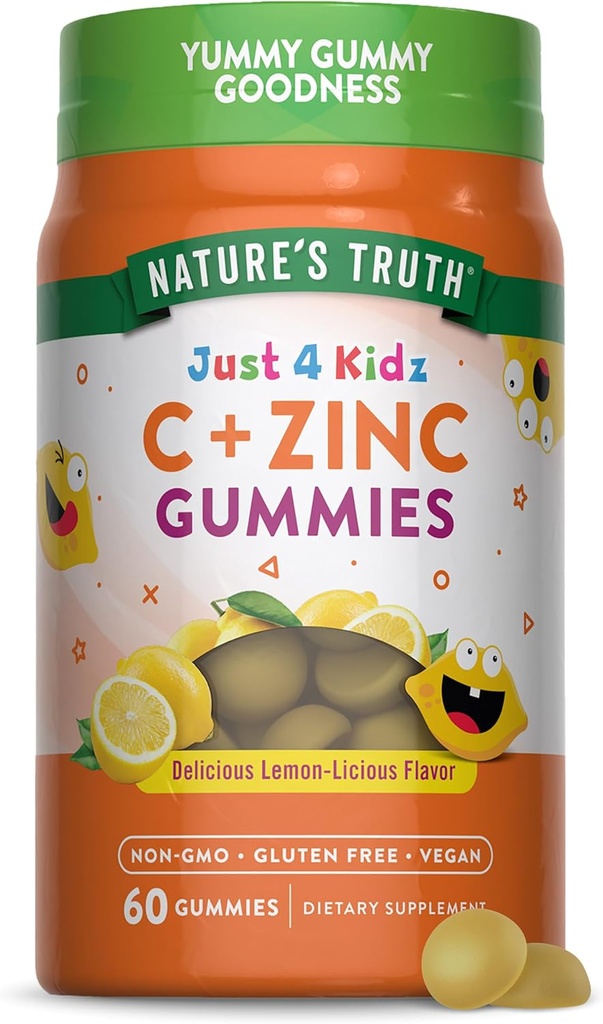 Η αλήθεια της φύσης Βιταμίνη C Gummies για τα παιδιά 