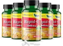 America Medic & Science Rapid-C 1000mg συμπλήρωμα βιταμίνης C (5 πακέτο των 100 δισκία) Ενεργειακός ενισχυτής, Καθημερινή υποστήριξη ανοσοποιητικού συστήματος, Αντιοξειδωτικό 