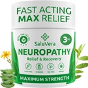 Neuropathy Pain Relief Cream - Μέγιστη δύναμη Nerve Pain Reliever για τα πόδια, τα δάχτυλα, τα χέρια, τα πόδια με αλόη Βέρα, Άρνικα, MSM Βιταμίνη Β6, και Μέντχολ για γρήγορη δράση ανακούφιση 3oz