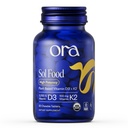 Ora Organic Vitamin D3 5000IU + K2 - Vegan Vitamin D from Lichen and K2 from Chickpeas for Bone Health, Immune Support, & Mood, Maximum Absorption - 1 Month Supply, 30 Chewable Tablets