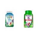 Vitafusion Fiber Well Fit Gummies Supplement, 90 Count (Packaging May Vary) & Επιπλέον δύναμη Βιταμίνη Β12 Gummy Βιταμίνες για την υποστήριξη του μεταβολισμού ενέργειας