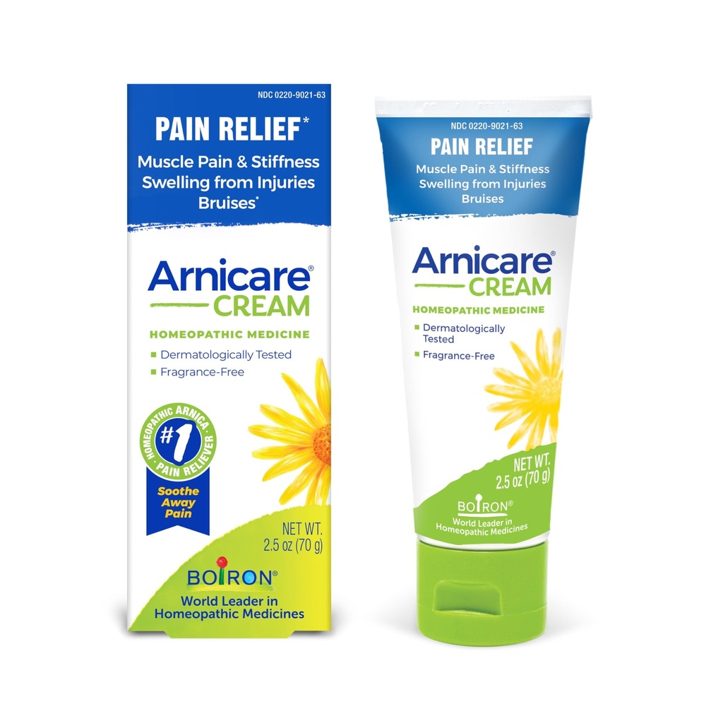 Boiron Arnicare Cream Φυσική Καταπραϋντική ανακούφιση για τον πόνο των αρθρώσεων, τον πόνο των μυών, το πρήξιμο, τη λύπη, και την ακαμψία - γρήγορη απορρόφηση και την άρδευση-ελεύθερο - 2,5 oz