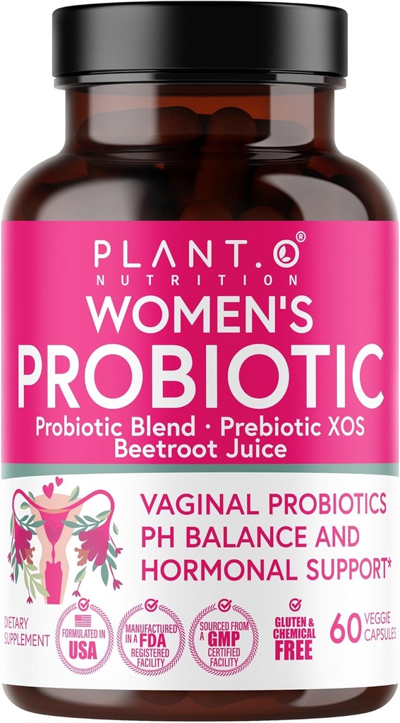 Κολπικά προβιοτικά για γυναίκες με 4 Lactobacillus Strains Probiotic & Prebiotic Blend για ισορροπία pH, Υγιεινή Κολπική Οδο & Κολπική Χλωρίδα
