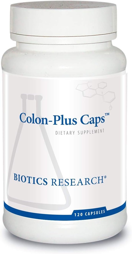 Biotics Research Colon Plus Caps Fiber Caps, Digestive Health, Soluble, Insolutionive Fiber, Laxative, Relief Constipation, Regularity, Heart Health, Microbial Balance, Gut Flora 120 Κάψουλες