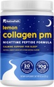 NativePath Collagen PM - Λεμονό Κολλαγόνο Πεπτίδια Σκόνη με Μαγνήσιο, GABA, L-Θεανίνη και Μελατονίνη - 20 Υπηρεσίες
