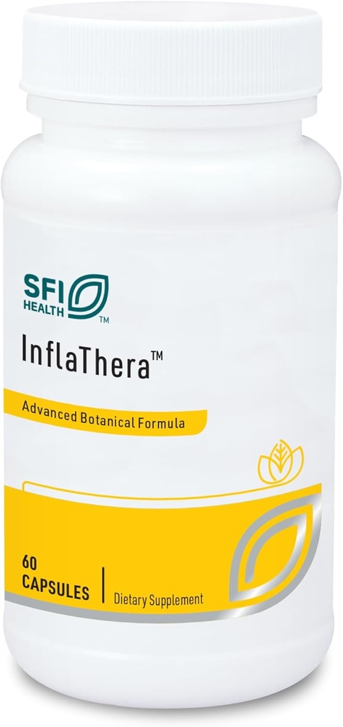 Klaire Labs SFI Health Inflathera - Phytonutrient Blend με Turmeric & Knotweed, Σχεδιασμένο για να υποστηρίξει την αντίδραση φλεγμονής (60 κάψουλες)