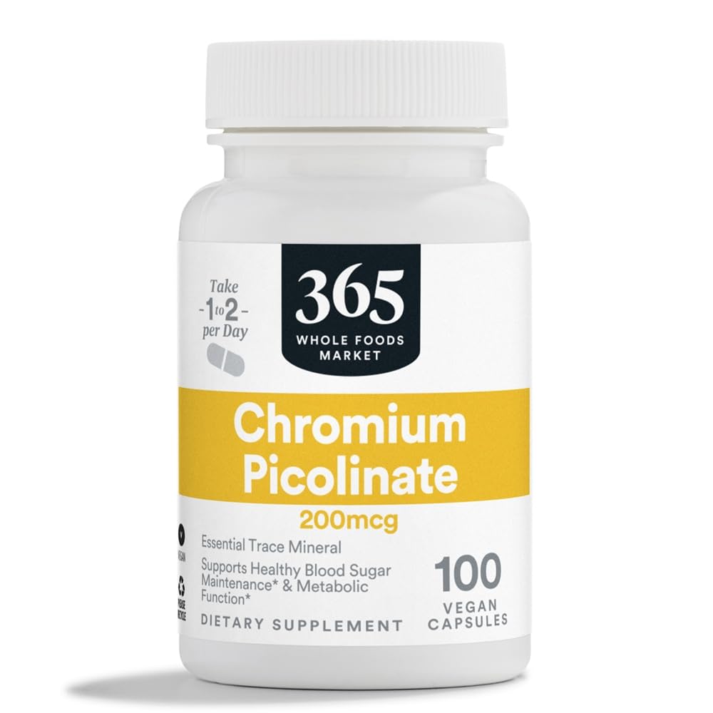 365 από το Whole Foods Market, Chromium Picolinate 200 MCG, 100 CT