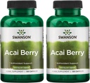 Swanson Acai Berry Αντιοξειδωτικό Υποστήριξη 500 Milligrams 120 Κάψουλες (2 Συσκευασία)