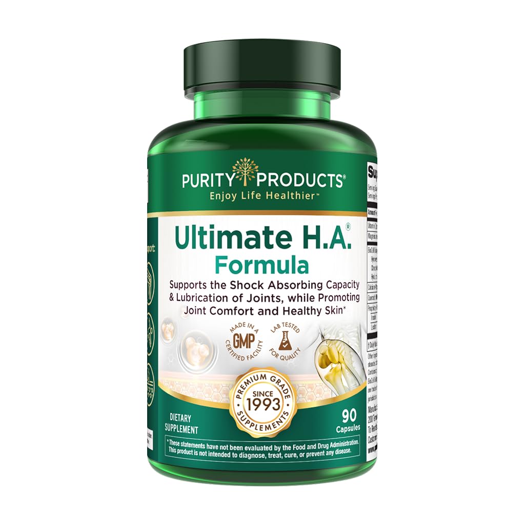Προϊόντα καθαρότητας Ultimate H.A. Formula - Κλινικά Σπουδές BioCell Collagen - Δυναμική Υαλουρονικό οξύ Υποστήριξη για τις αρθρώσεις και το δέρμα - 90 Count - από