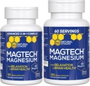 Φυσικές στοιβάδες Magtech Magnesium Value Bundle - 3 Μορφές Μαγνησίου - Διαθέτει Μαγνητίνη L-Θρεονάτη - Υποστηρίζει Χαλάρωση και Εγκεφαλική Υγεία* - 270 Σύνολο Καψάκια