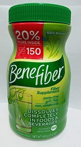 Beneiber 100% Φυσικές Ίνες συμπλήρωμα - 150 εξυπηρετεί 600g 21,2 Oz ζάχαρη δωρεάν