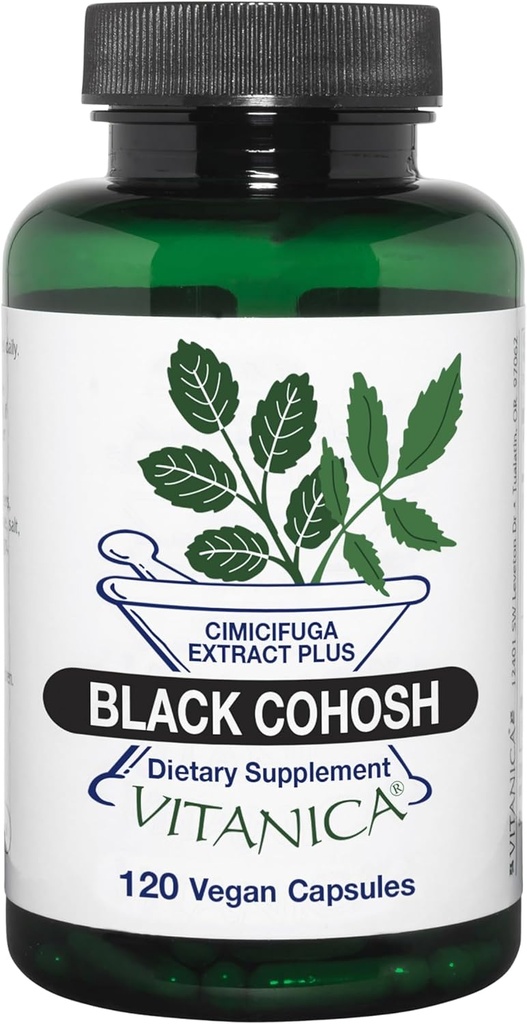 Vitanica Black Cohosh, Cimicifuga Extract Plus, Vegan, 120 κάψουλες