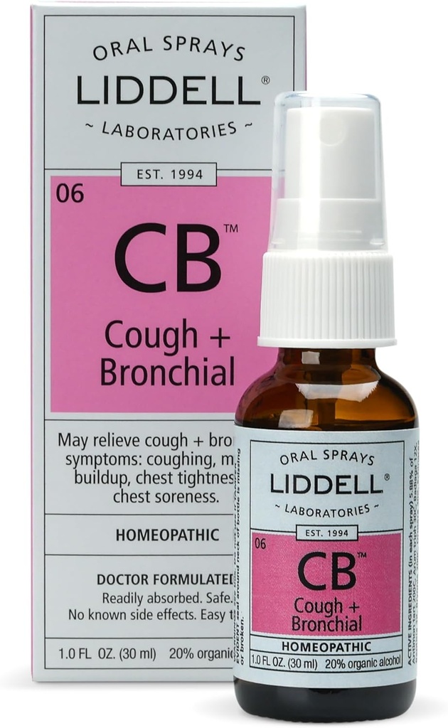 Liddell Ομοιοπαθητικός Βήχας και Bronchial Spray, 1 ουγγιά