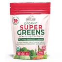 Χώρα Αγροκτήματα Super Greens Berry Flavor, 50 Βιολογικά Super Foods, USDA Βιολογικό Μείγμα Ποτών (Θρασύ χόρτο, Spirulina, Chlorella) Μανιτάρια & Προβιοτικά, με Φυτικές Ίνες, Ουλές Υγεία, Φυσική Ενέργεια, 30 Μερίδες
