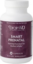 Dr Amen BrainMD Smart Prenatal - 120 κάψουλες - Πολυβιταμίνη για τη μαμά & το μωρό, Προάγει την υγιή εγκυμοσύνη & ανάπτυξη στα μωρά - Χωρίς γλουτένη - 30 Υπηρεσίες