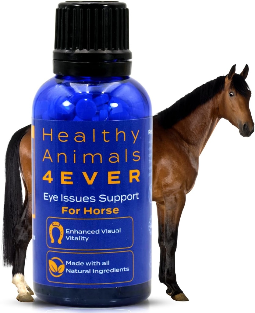 HA4E - Horse Eye Health Support - Διατηρεί κανονικά επίπεδα ορυκτών για υγιή μάτια - Εξαιρετικά αποτελεσματική, φυσική ομοιοπαθητική συμπλήρωμα - 300 Tabletισκία