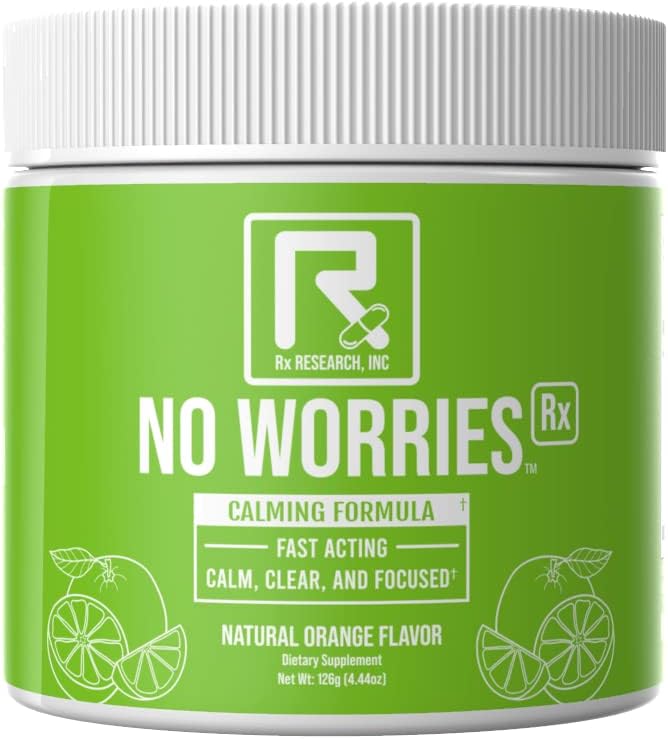 Καμία ανησυχία Rx - GABA, L-Θεανίνη, L-Γλυκίνη, Betaine Anhydrous, Kava Kava Extract, L-Ταυρίνη, DMAE - Γρήγορη Δράση