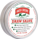 Amish Origins Drawing Salve Ointment, 4 oz Maximum Strength Fast Acting Draw Salve for Splinters, Boil, Bee Stings, Cyst, Anti Itch Cream, Made in USA