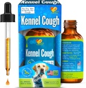 Kennel Cough Treatment for Dogs & Cats Helps with Sneezing, Throat Irritation & Allergies – Φυσικός βήχας σκύλου Θεραπεία για την αναπνοή Υποστήριξη με Calendula Φυλή φροντίδα – 2 oz