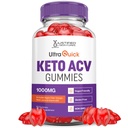 Ultra Quick Keto ACV Gummies Advanced Formula 1000MG Ultraquick Keto Gummies Apple Cider Vinegar Formulated with Pomegranate Beet Buice Powder B12 Vegan Non GMO 60 Gummys